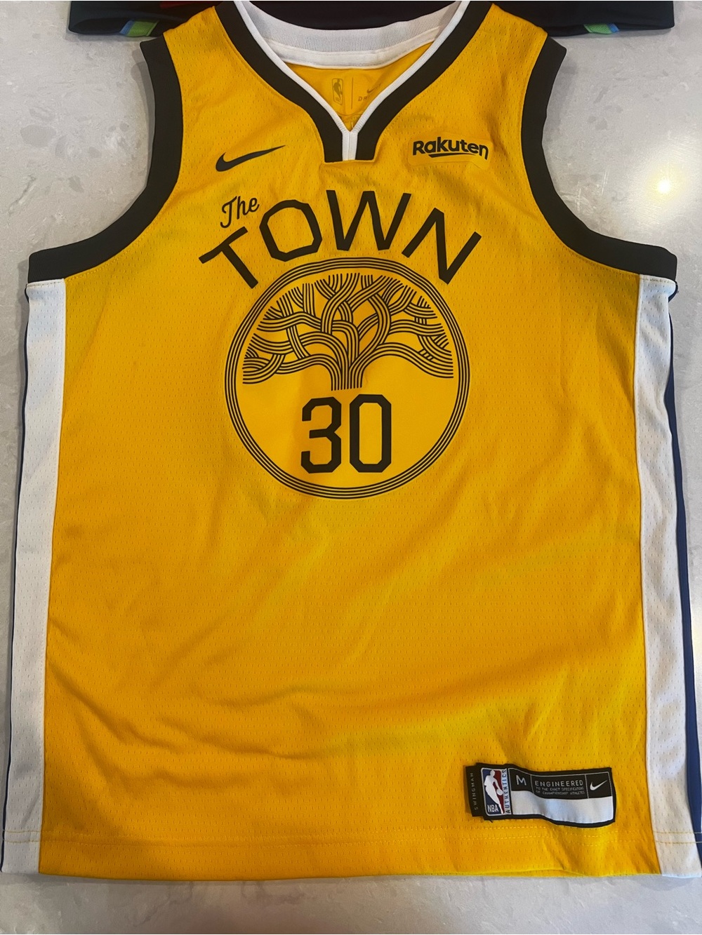 Official Nike Golden State Warriors Stephen Curry #30 “The Town” youth jersey